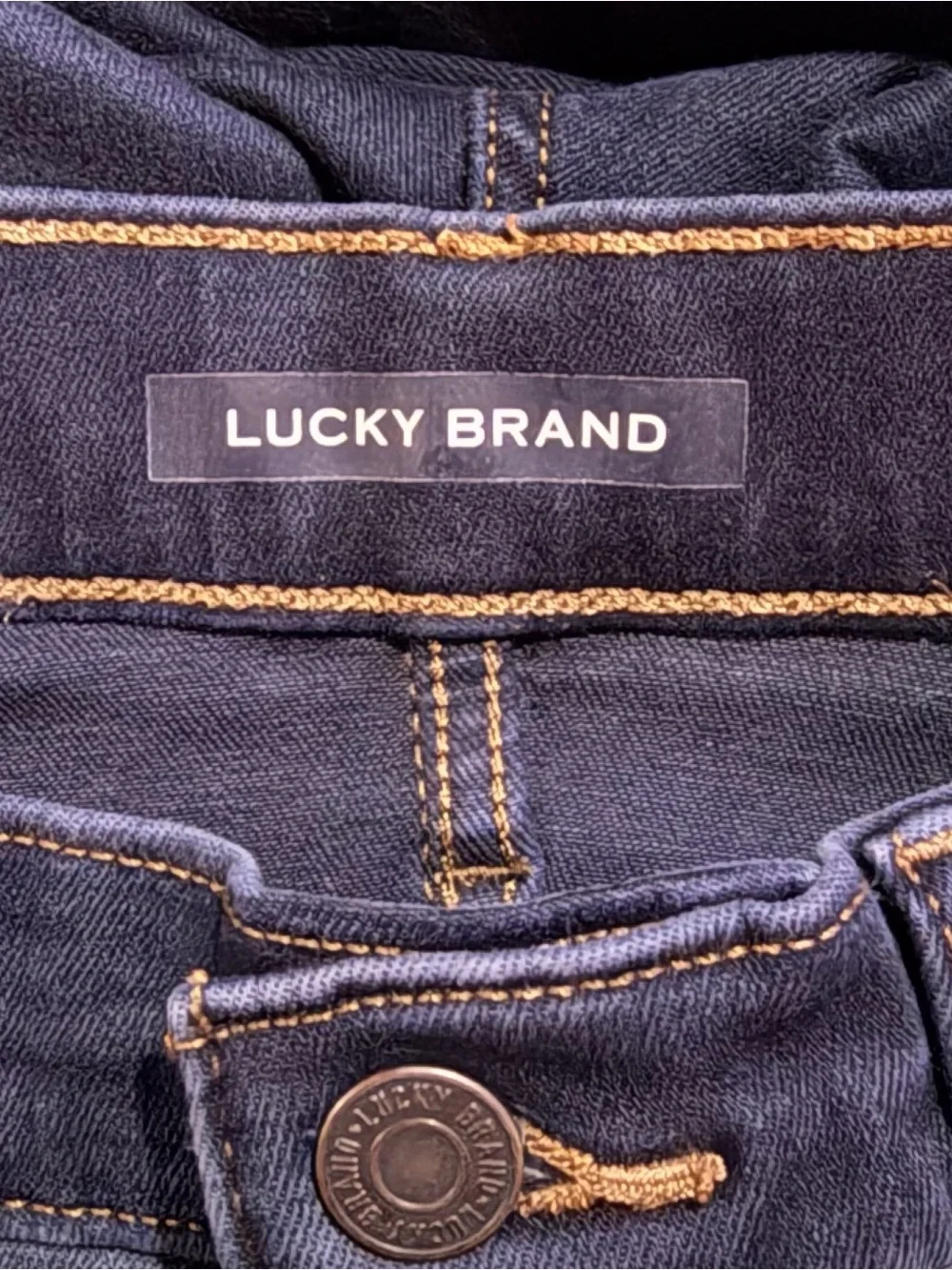 Lucky Brand Uni High Rise Bootcut Jeans Dark Wash Size 2 / 25-26 Regular NWOT - Picture 6 of 9